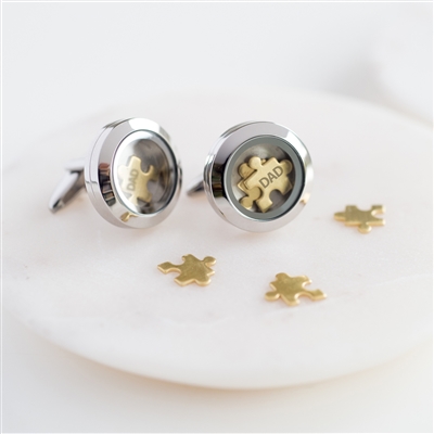 Personalised 'Love You To Pieces' Cufflinks