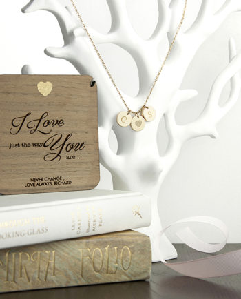 Personalised Just The Way You Are Necklace & Keepsake