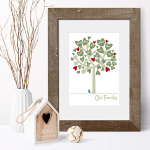 Personalised Family Tree Print