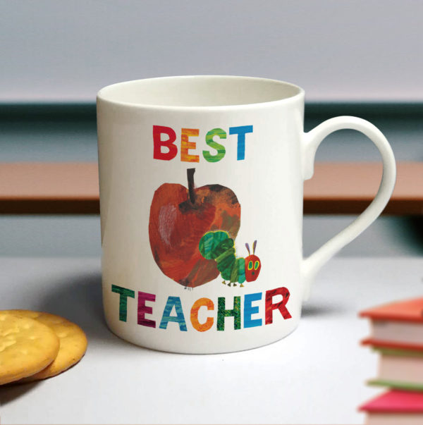 Personalised Hungry Caterpillar Best Teacher Balmoral Mug