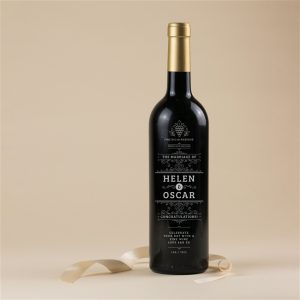 Personalised Engraved On Your Wedding Day Wine
