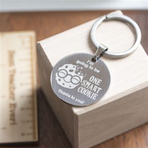 Personalised Smart Cookie Teacher Keyring