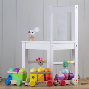 Giant Personalised Multicoloured Wooden Train