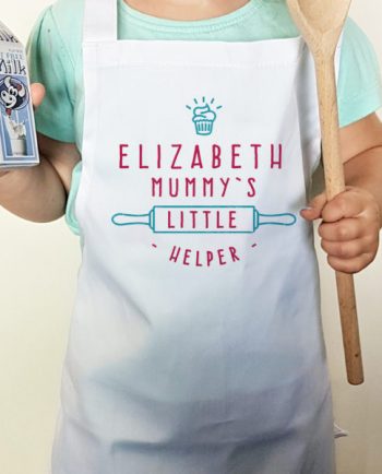 Personalised Mummy’s Little Helper Cupcake Child’s Apron
