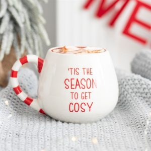 Season To Get Cosy Rounded Ceramic Mug