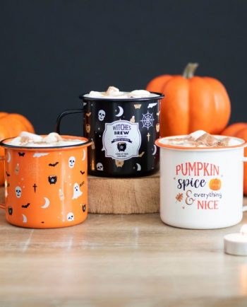 Pumpkin Spice Enamel Mug