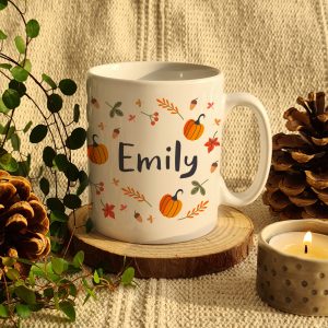 Personalised Autumn Pumpkin Mug