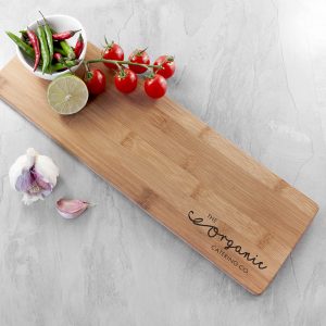 Personalised Custom Logo Bamboo Serving Board