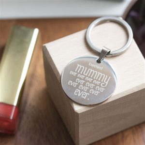 Personalised Bestest Mummy Ever..Ever..Keyring
