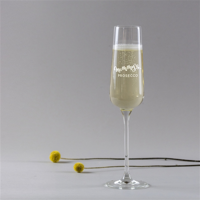 Personalised 'Mummy's' Prosecco Glass
