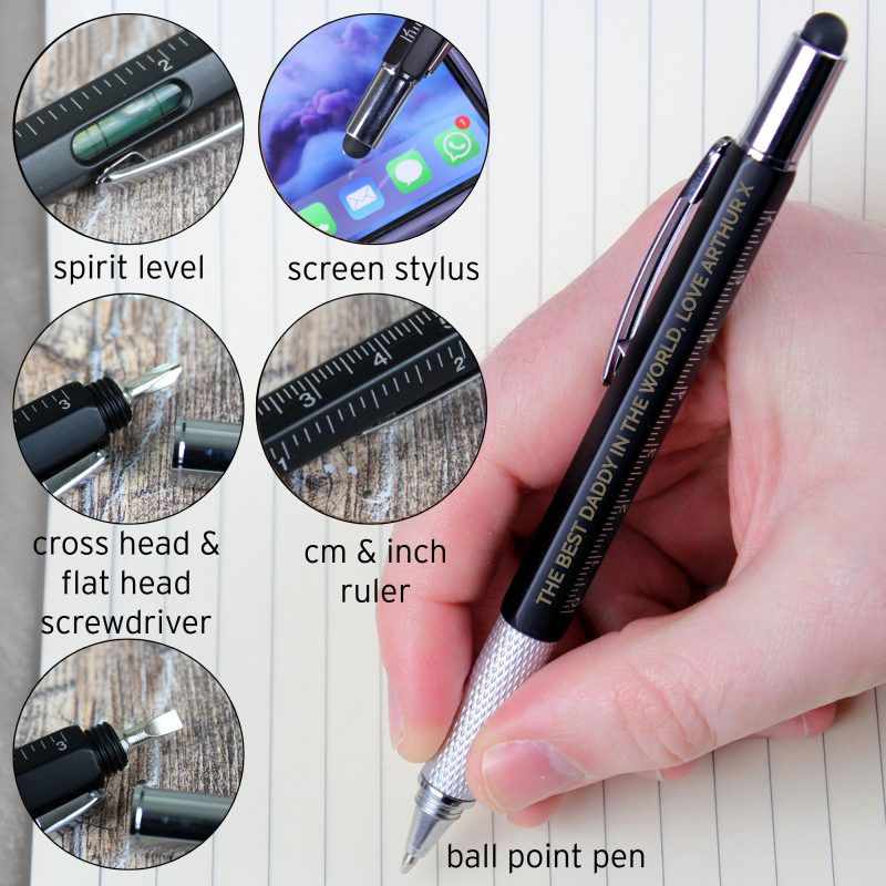 Personalised Multi Tool Pen Gadget