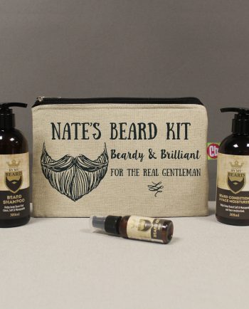 Personalised Beardy & Brilliant Beard Grooming Kit