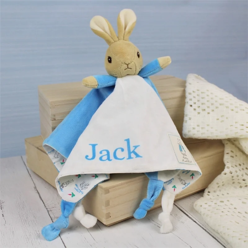 Personalised Peter Rabbit or Flopsy Bunny Snuggle Blanket