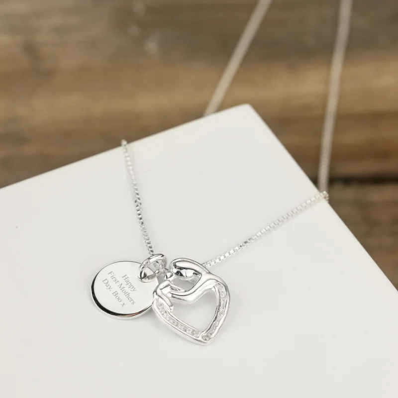 Personalised Mother & Baby Necklace