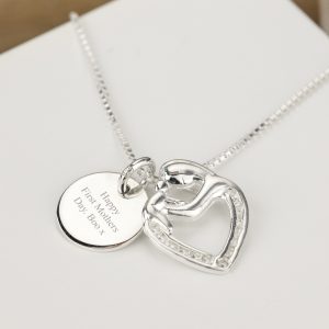 Personalised Mother & Baby Necklace