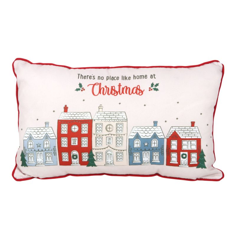 Christmas Village Rectangular Cushion