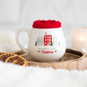 Cosy Little Christmas Mug and Socks Set