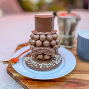 Personalised Malteser® Head with Hat and Moustache