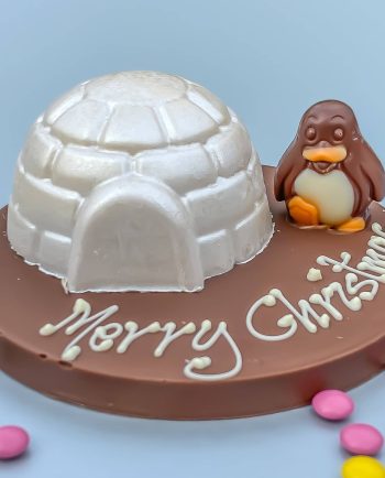 Personalised Chocolate Smash Igloo and Praline Penguin