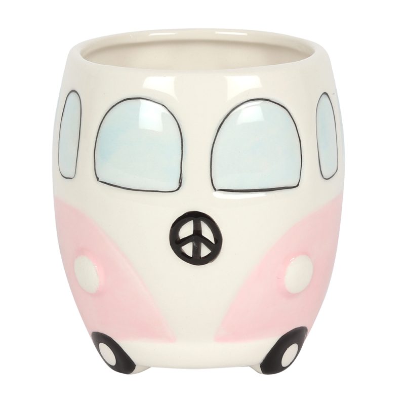Baby Pink Retro Campervan Mug