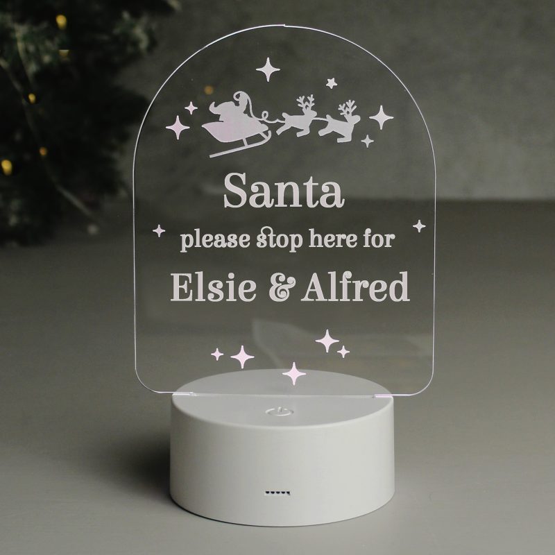Personalised Colour Changing Christmas LED Light