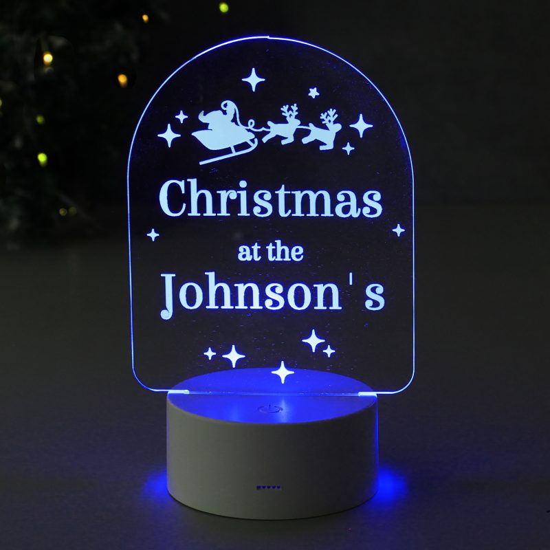 Personalised Colour Changing Christmas LED Light