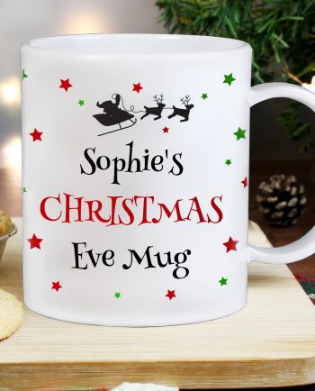 Personalised Christmas Eve Plastic Mug