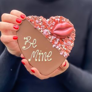 Personalised Cupid’s Bow Chocolate Heart