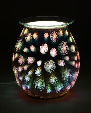 Light Up 3D Starburst Electric Oil and Wax Burner