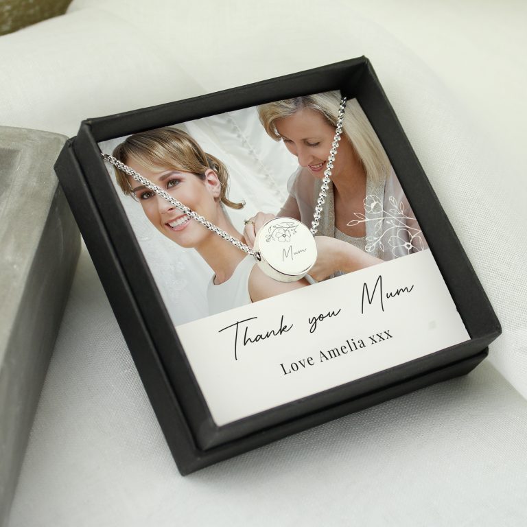 Personalised Photo Upload Necklace and Box