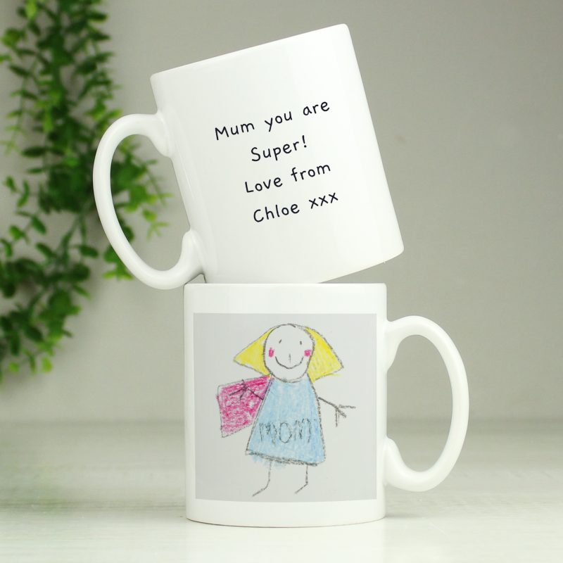 Personalised Child's Artwork Photo Upload Mug
