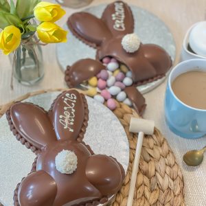 Personalised Belgian Chocolate Smash Bunny Bum