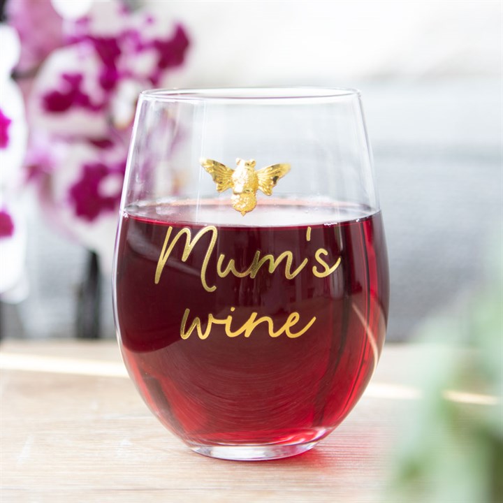 Mum's Wine Stemless Glass