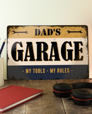 Personalised Garage Metal Sign