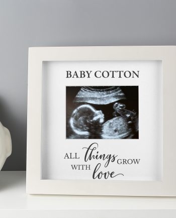 Personalised All Things Grow Baby Scan Frame