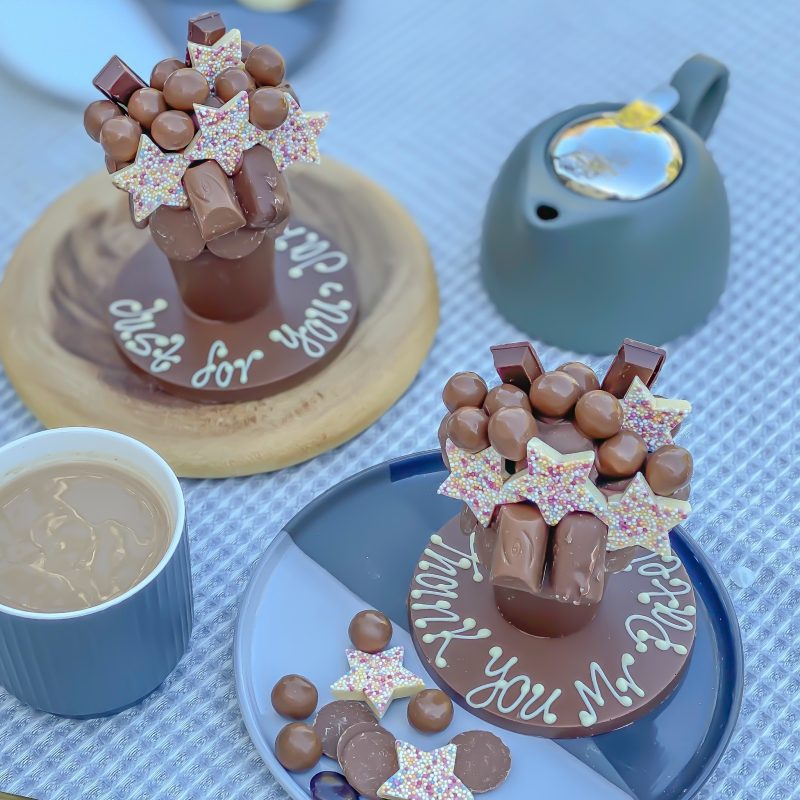 Personalised Mini Belgian Chocolate Smash Pot