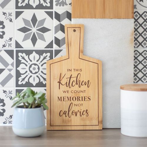 Bamboo 'In This Kitchen' Wooden Serving Board