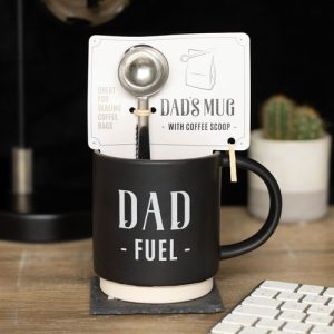 Dad's Fuel Mug and Coffee Scoop Clip