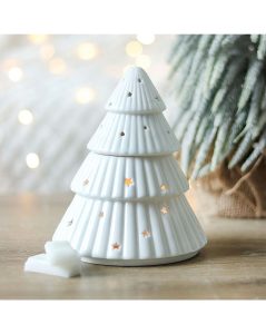 White Christmas Tree Oil Burner