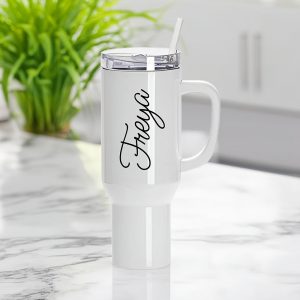 Personalised Signature Tumbler Travel Mug
