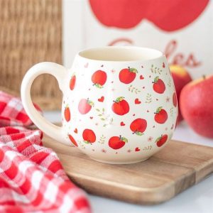 Apple Print Rounded Cosy Mug