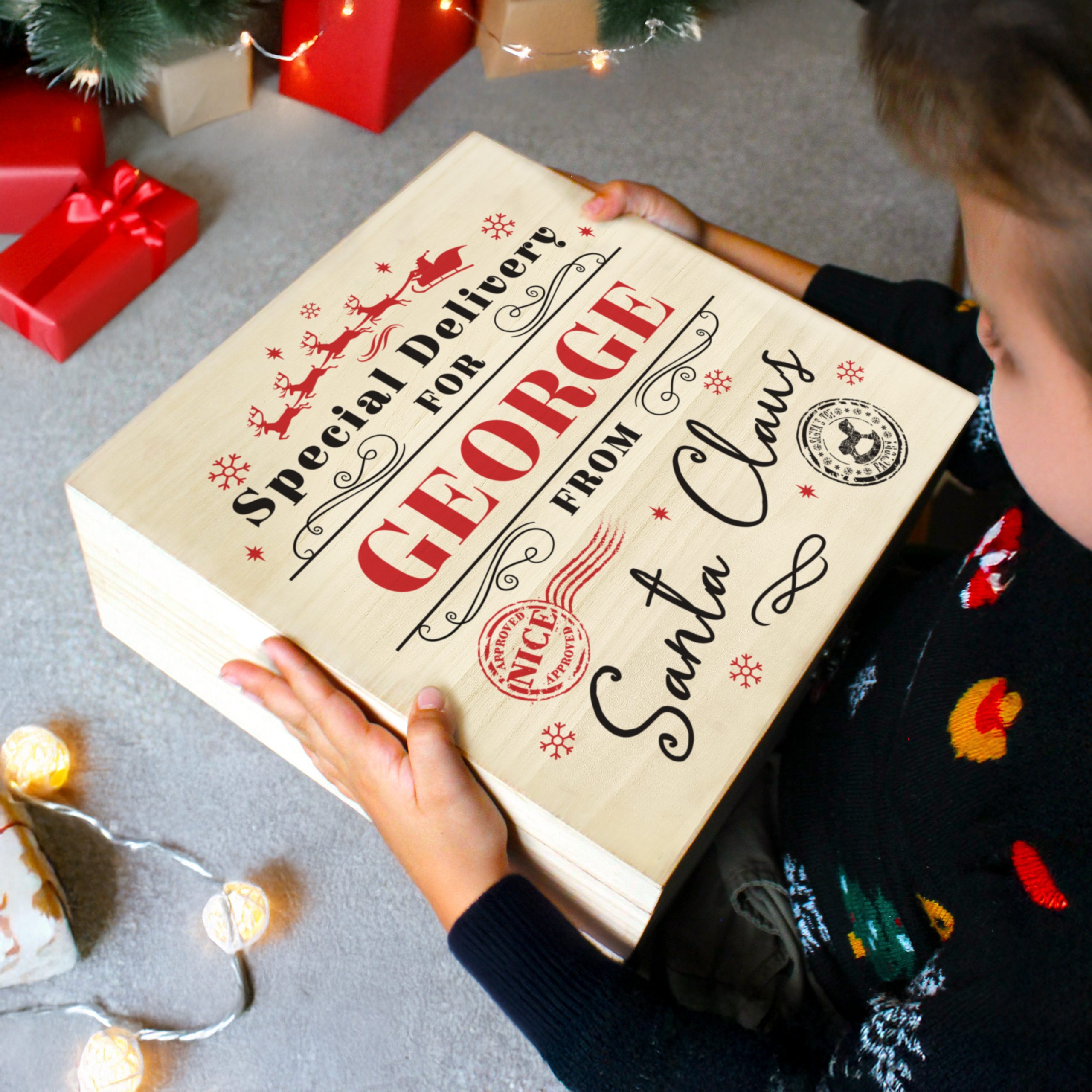 Personalised Special Delivery Christmas Eve Box Personalised Special Delivery Christmas Eve Box
