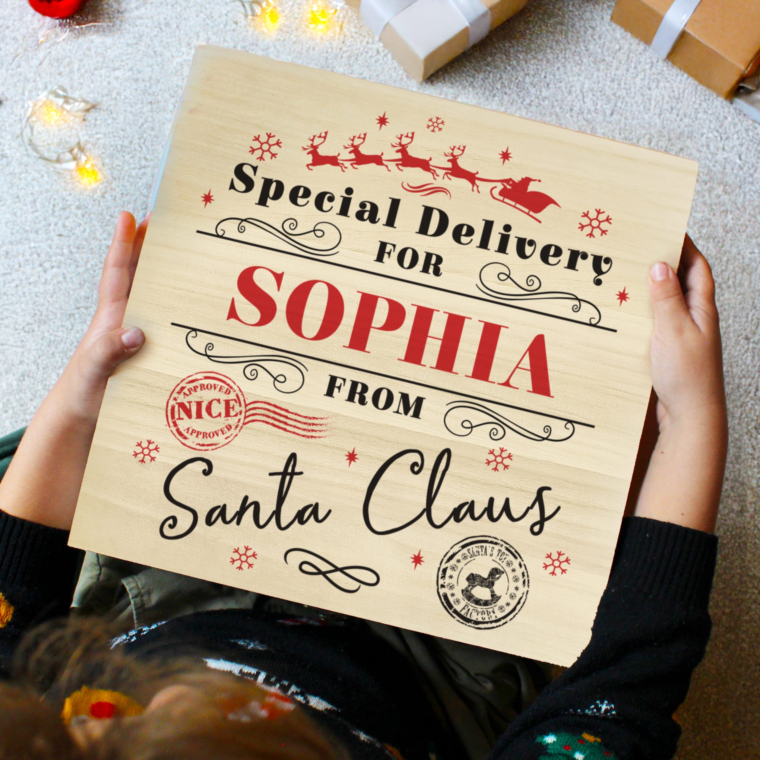 Personalised Special Delivery Christmas Eve Box Personalised Special Delivery Christmas Eve Box