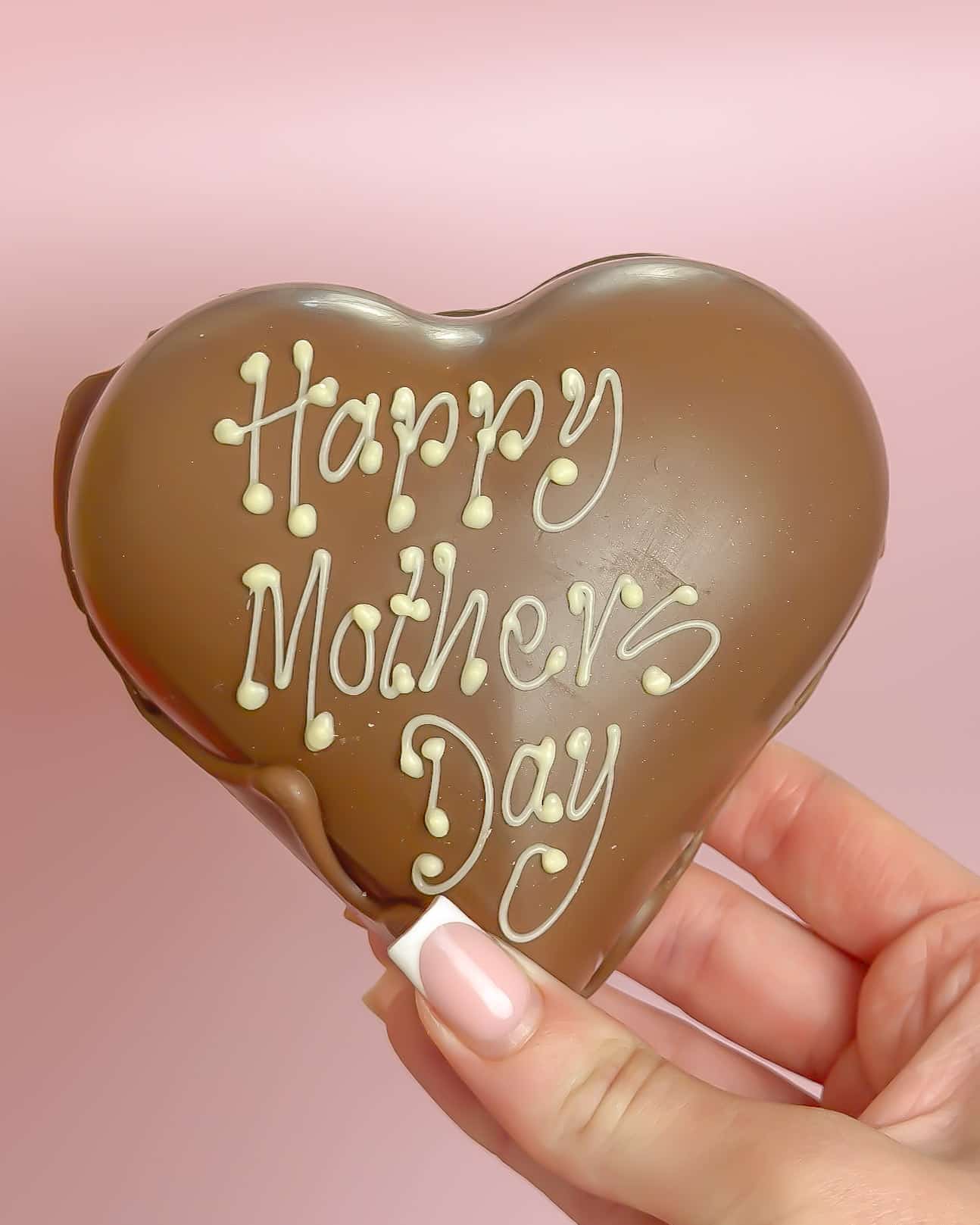 Personalised Mother’s Day Belgian Milk Chocolate Stuffed Hearts Personalised Mother’s Day Belgian Milk Chocolate Stuffed Hearts