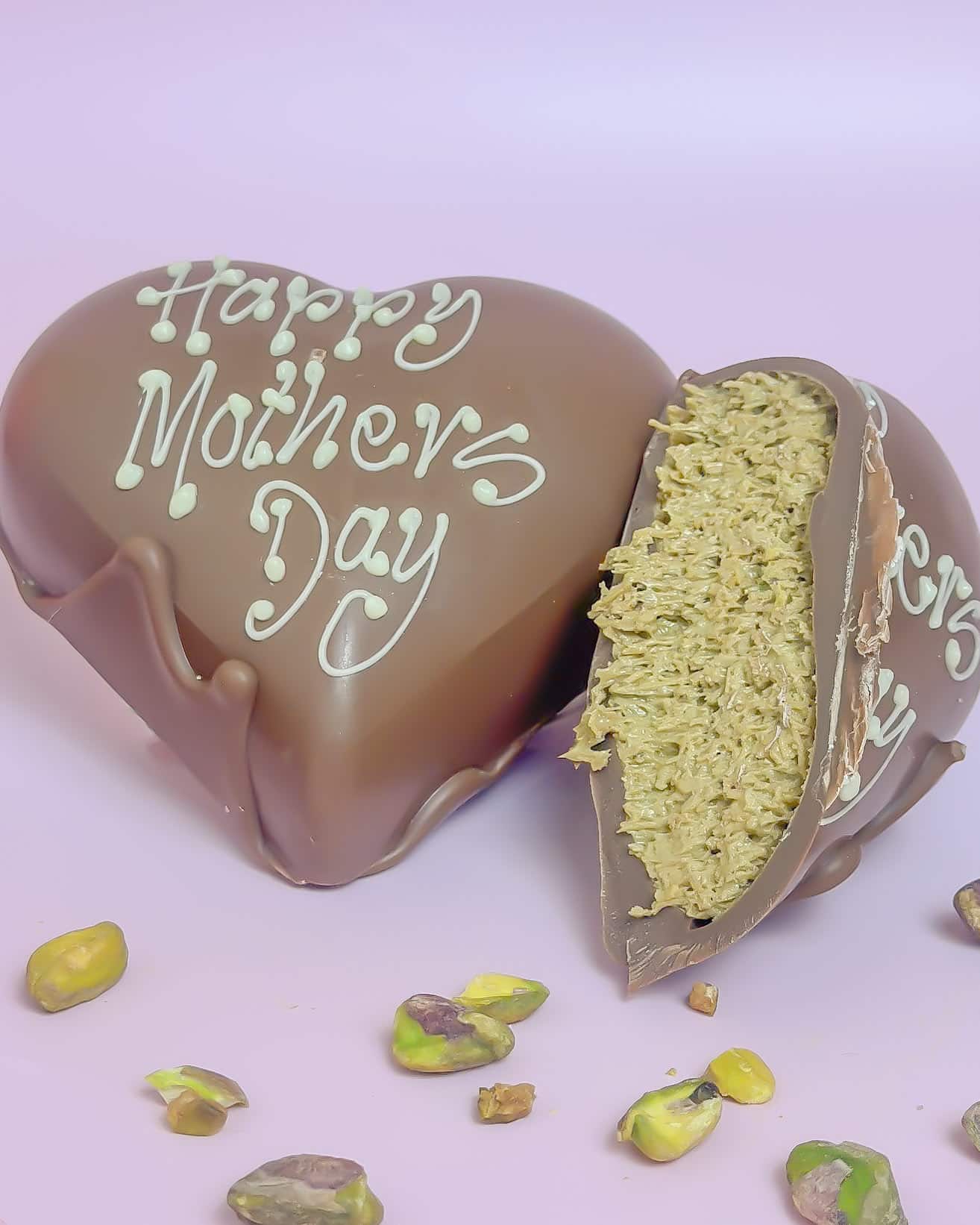 Personalised Mother’s Day Belgian Milk Chocolate Stuffed Hearts Personalised Mother’s Day Belgian Milk Chocolate Stuffed Hearts