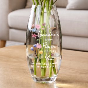 Personalised I'd Pick You Flower Bullet Vase
