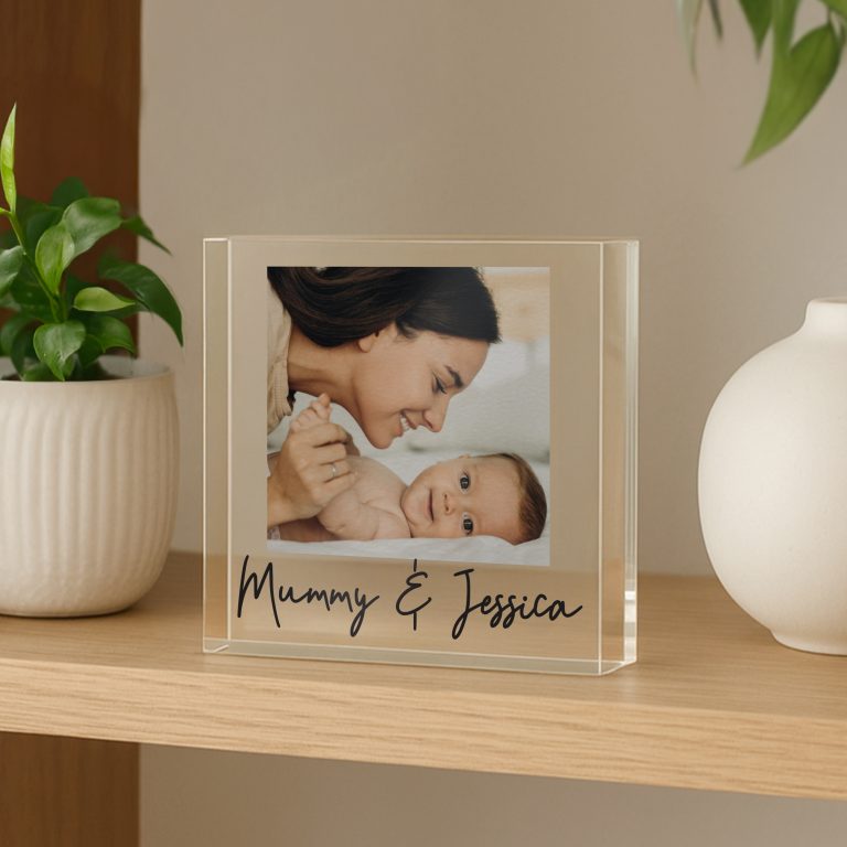 Personalised Photo Glass Block