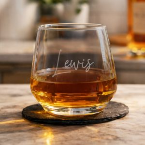 Personalised Name Only Glass Tumbler