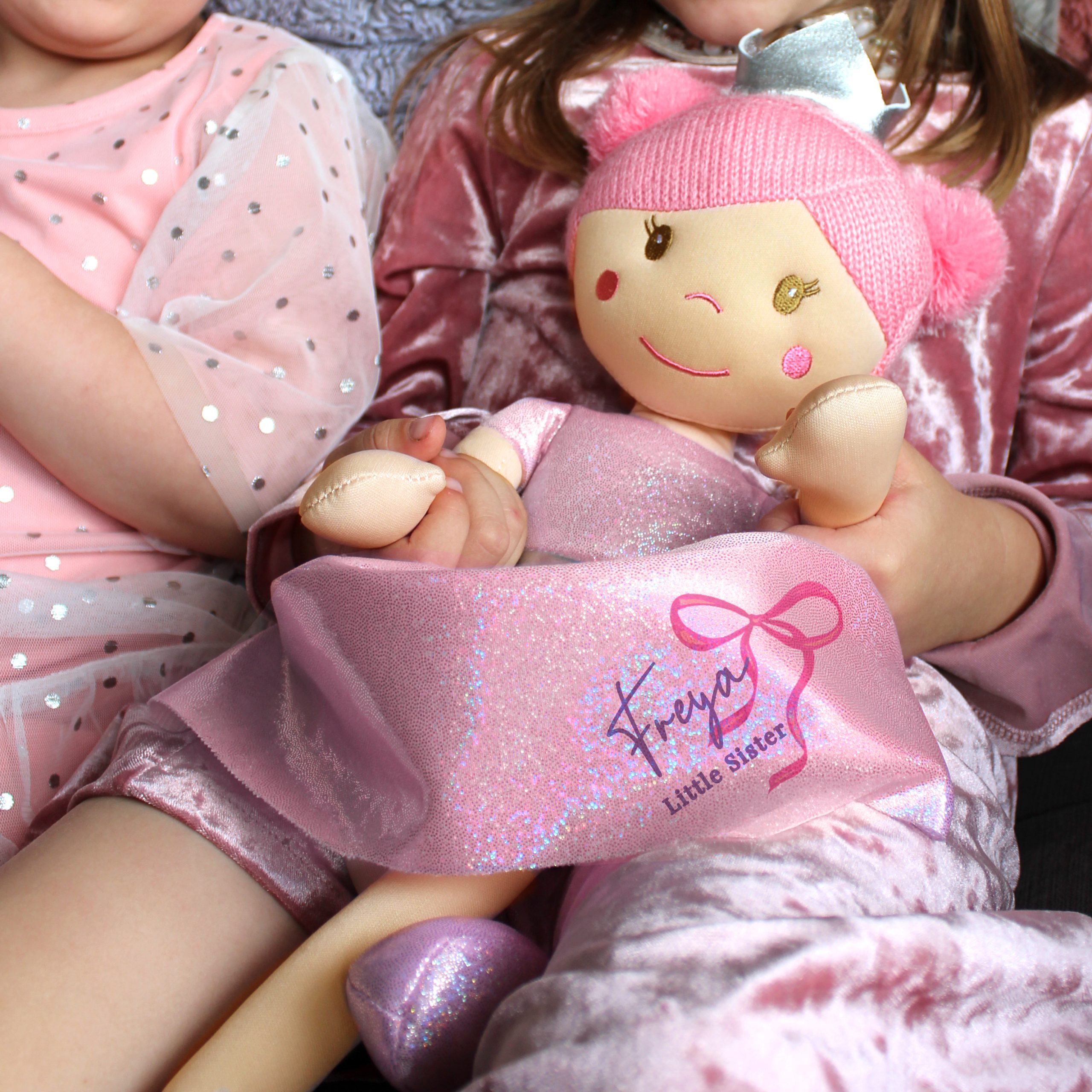 Personalised Bow Princess Rag Doll Personalised Bow Princess Rag Doll