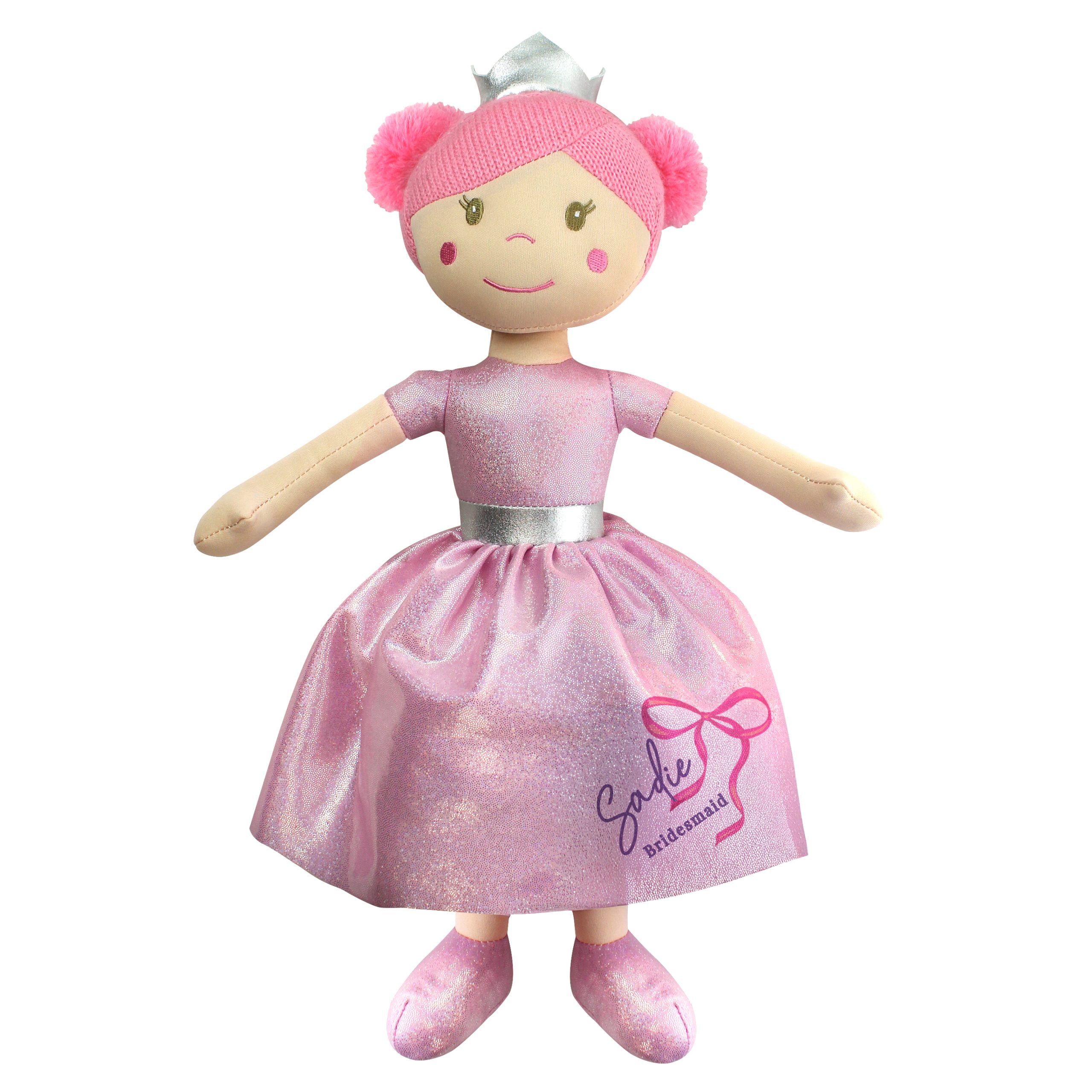 Personalised Bow Princess Rag Doll Personalised Bow Princess Rag Doll